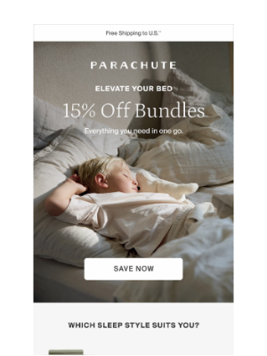 Parachute Home - Up to 15% Off →