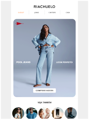 Riachuelo (Brazil) - POOL JEANS 🤝 LOOK PERFEITO