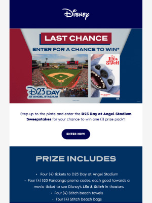 Shop Disney - LAST CALL: Enter for Your Chance to WIN a Stitch Prize Pack!