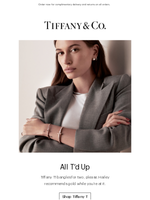 Tiffany & Co. - Hailey Bieber Goes for Gold