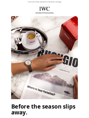 IWC Schaffhausen - It’s not summer without Portofino