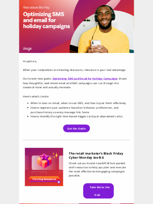 Braze - How top retailers optimize SMS and email for BFCM