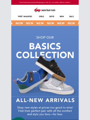 See Kai Run - Adorable. Affordable. New Basics Are Here!