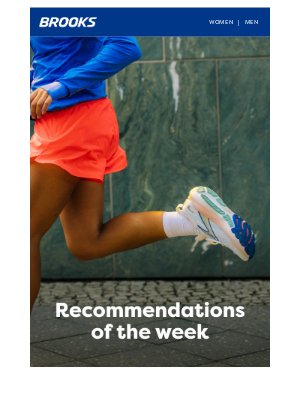 Brooks Running (United Kingdom) - Recommendations of the week