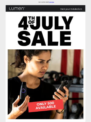 Lumen - $100 Off Lumen - Don't miss out! 🎆 4th of July Sale