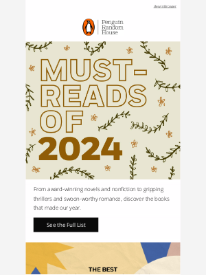 Penguin Random House - Must-Read Books of 2024