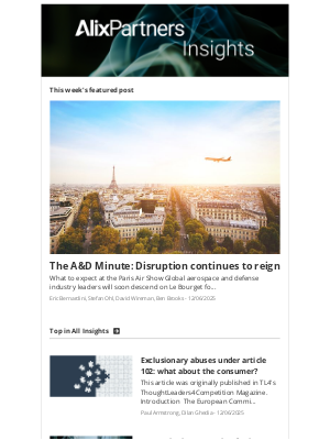 AlixPartners - The A&D Minute: Disruption continues to reign