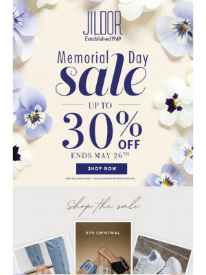 Jildor Shoes - Memorial Day Sale! 2 More Days to Save!
