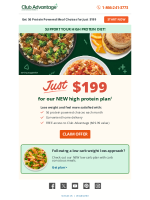 Nutrisystem - Now Get More Meals with Our New High Protein Plan!