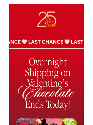 Jacques Torres Chocolate - Final Day: Get Your Special Deliveries with Overnight Shipping!