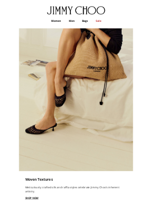 Jimmy Choo - New Arrivals: Woven Textures