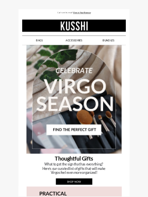 Kusshi - Virgo Season Must-Haves ♍︎