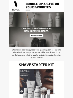 BEVEL - Save more. Groom better.