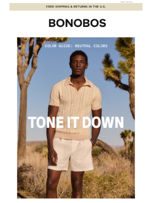 Bonobos - Warm Tones Are All the Shade You Need