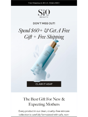 SiO Beauty - Final hours for a free gift!