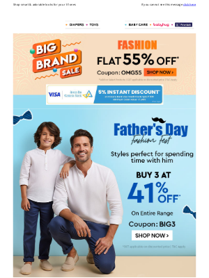 FirstCry (India) - Wardrobe wins for your mini-me—at FLAT 55% OFF!
