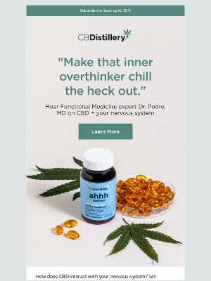 The CBDistillery - CBD + Your Nervous System