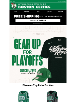 Boston Celtics Store - Be A Top Celtics Fan During Playoffs Season!
