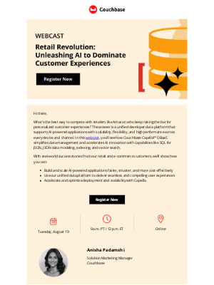 Couchbase - Webcast | AI is driving a retail revolution