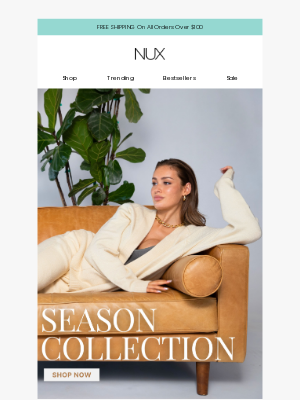 NUX - Get Cozy with our New Sweaters!