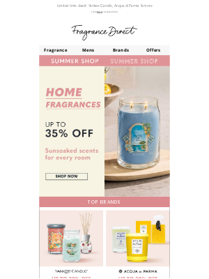 Home Fragrance Deals up to 35% Off 🍋🌸
