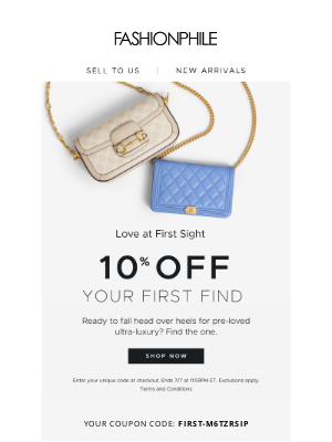 FASHIONPHILE - 💌 10% Off Your First Find