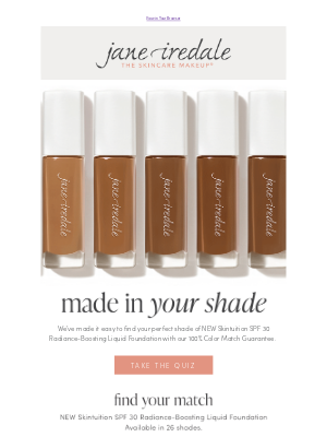 jane iredale - Shade matching made easy
