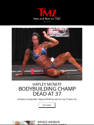 TMZ - Champion Bodybuilder Hayley McNeff Dead At 37
