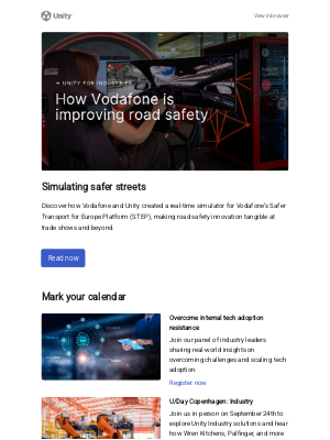 Unity - Vodafone’s road safety innovation | BMW Group’s digital future