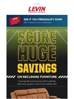 Levin Furniture - Score HUGE Savings on Reclining Furniture💸