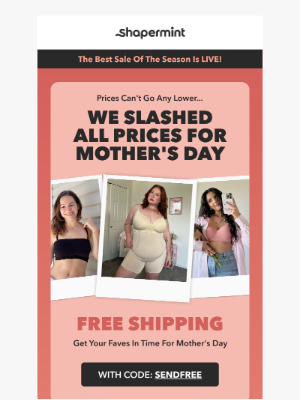 Shapermint - Mother's Day Sale 🔥 We Slashed ALL Prices!