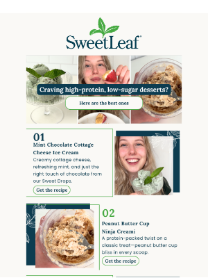 SweetLeaf Stevia® - 3 High-Protein Desserts You’ll Want on Repeat