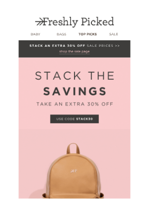 Freshly Picked - SAVE UP TO 60% OFF ENTIRE SALE PAGE! 🎉