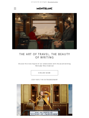 Montblanc - The story continues with Wes Anderson