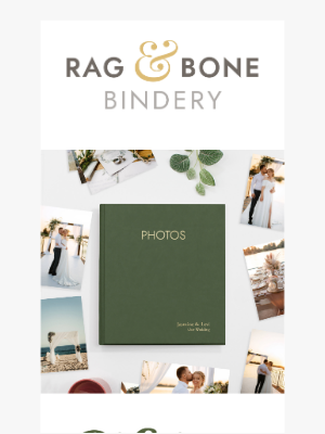 Rag & Bone Bindery - Gifting Made Easy with NEW Photo Binders! Save 20%