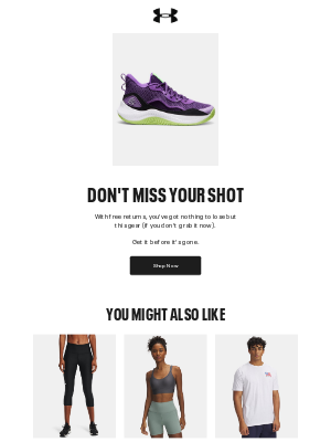 Under Armour - Going, going... gone
