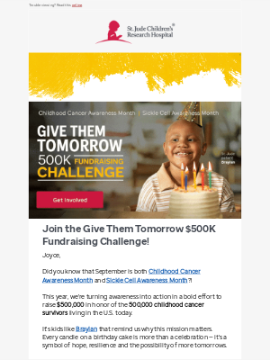 St. Jude Children's Research Hospital - 💛 Our most ambitious challenge yet! 💛