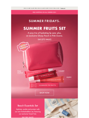 Summer Fridays - Our Juiciest Lip Butter Balm Trio