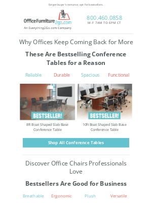 Office Furniture - The numbers don't lie!