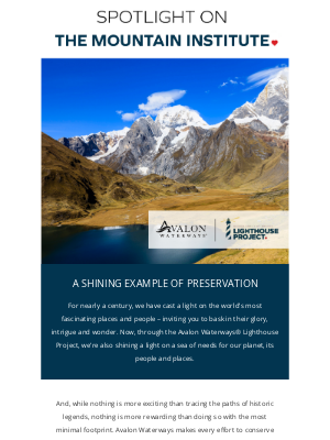 Avalon Waterways - Spotlight on the Mountain Institute