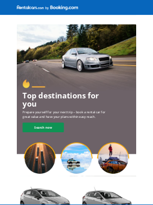 Rentalcars - Buckle up and get ready to explore your next destination