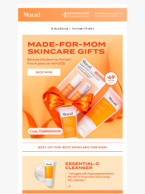 Murad - How to say “Thanks, Mom” with a gift she’ll ❤️