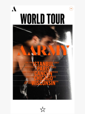 Aarmy - You're Invited to the AARMY World Tour  🌏