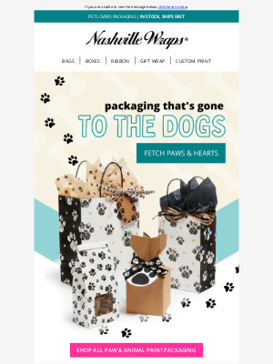 Nashville Wraps - The dog days of summer (packaging) are here! 🐾