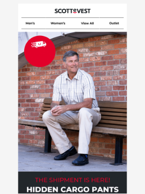 Scottevest - Hidden Cargo Pants Are Back!