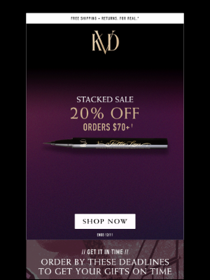 Kat Von D Beauty - Stacked Sale // Stash bestsellers for a steal