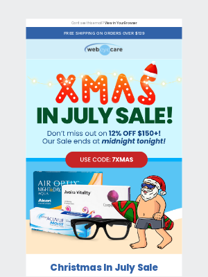 WebEyeCare - Your Last Chance to Unwrap 12% OFF 🎁