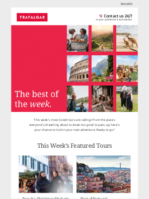 Trafalgar Pty Ltd - Unlock this week's best trips and travel deals