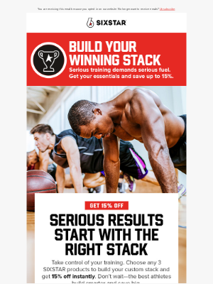 Six Star - Your Winning Lineup – Up to 15% Off