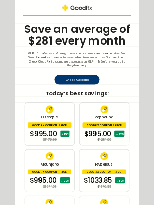 GoodRx - New, bigger savings on GLP-1s